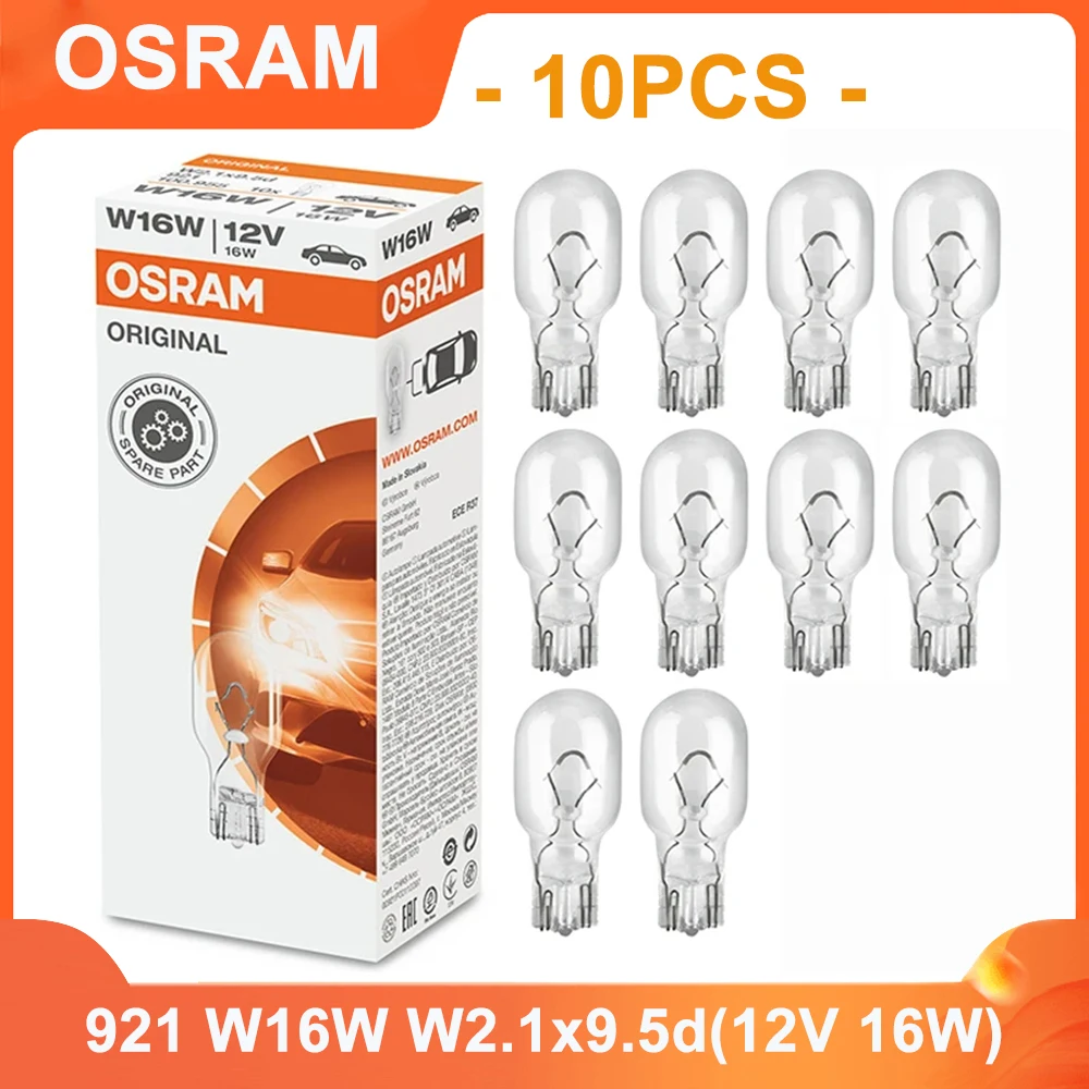 OSRAM W16W 921 W2.1x9.5d Автомобильный стандартный указатель поворота Противотуманный
