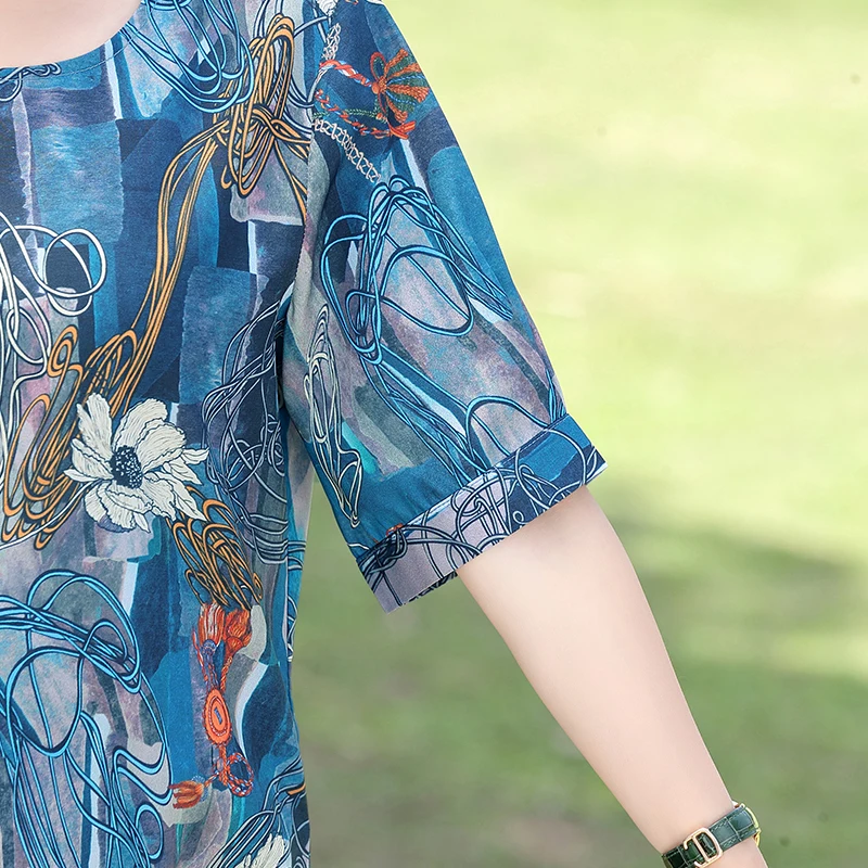 Рисунок 5 - Женская блузка с круглым вырезом