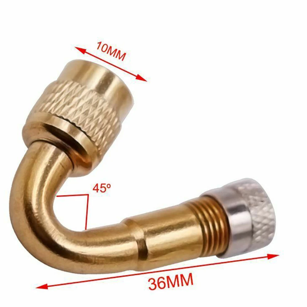 

1pcs Copper Tyre Valve Extension Adaptor Tire Stem Extender For Motorcycle Car Schraders Valve Stem Wheel Tires Parts