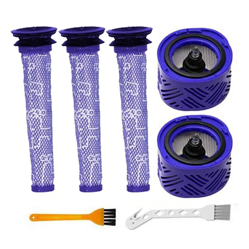 

Replacement Filter For Dyson V6 Absolute Cordless Stick Vacuum Cleaner Parts Pre-Filter Hepa Filter 965661-01 966741-01