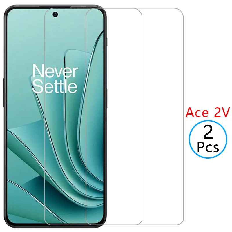 

screen protector for oneplus ace 2v protective tempered glass on one plus ace2v 2 v v2 safety phone film 9h 6.74 omeplus onplus