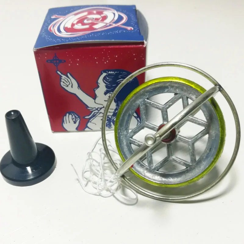Metal classic gyroscope toy physics anti gravity teaching classic balancing machine toy gift enlarge
