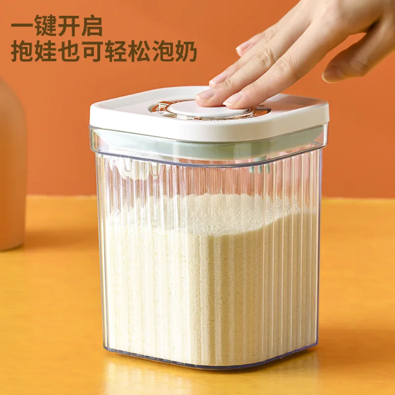 

Pressed milk powder can rice powder box sealed can light proof moisture milk powder box portable distributionbox rice powderstor