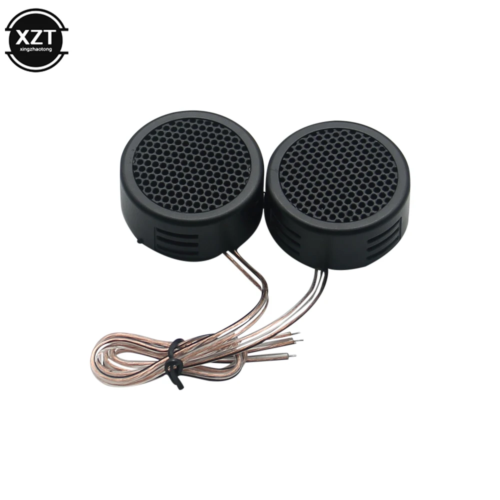 

1 Pair for Car Universal High Efficiency Mini Dome Tweeter Coil Loudspeaker 2x 500W Loud Speaker Super Power Audio