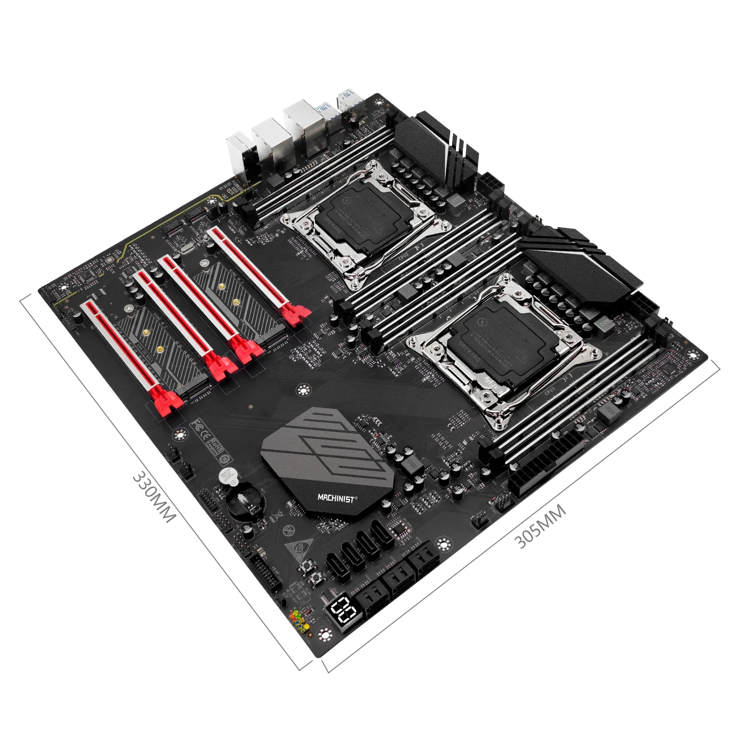 MACHINIST X99 D8 MAX материнская плата LGA 2011-3 комплект с Intel Xeon E5 2680 V4 CPU * 2 128 ГБ (16*8 ГБ) DDR4 ECC RAM