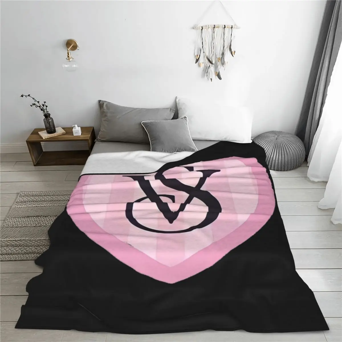 Одеяло с логотипом VS Vic-Secret супер мягкие уютные пледы для дивана коврик разных