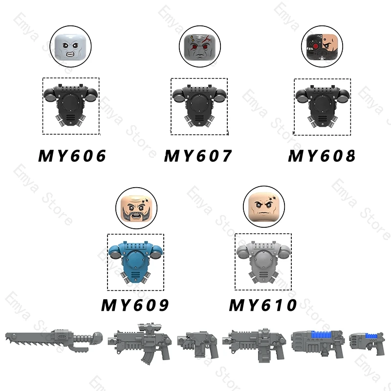 MY601 MY611 40k Sword Guard Ветеран мини-модель фигурки куклы строительные блоки подарок для