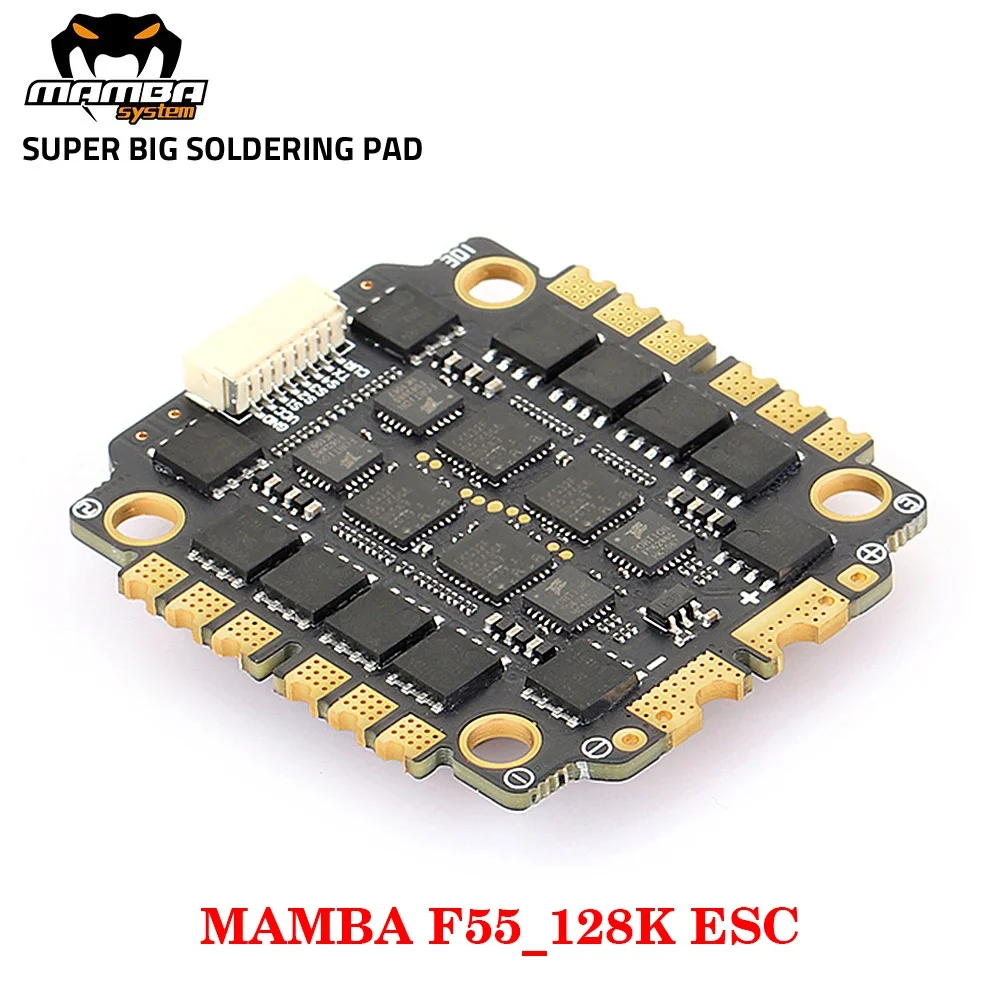 DIATONE MAMBA F45/F55/ F65_128K BLHeli_32 4in1 ESC Dshot 300-600-1200 Установка 30 5 мм/M3 4-6S для гоночного дрона RC