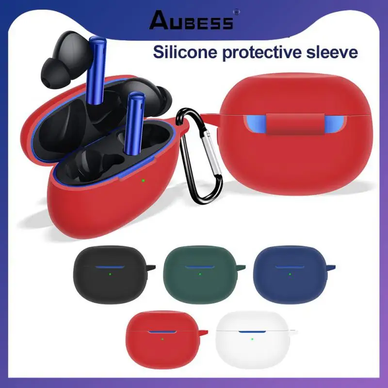 

Silicone Silicone Protective Cover Cover Protector Anti-fall Earphone Protective Sleeve For Realme Buds Air3 Soft Shell