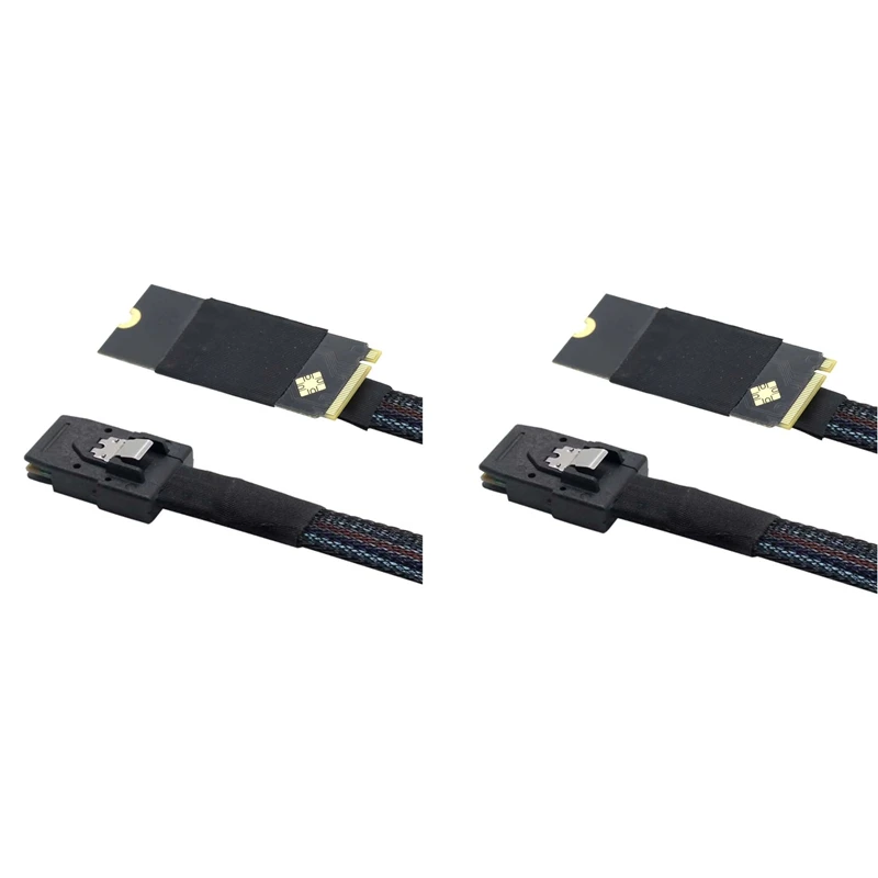 Высокоскоростной кабель M.2 (M-Key Nvme 2260) для сервера MINI SAS SFF-8087 Plug and Play