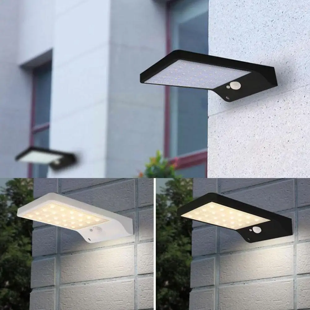 

New Super Bright Solar Lights Outdoor 36led/48led Ip65 Solar Induction Body Light Solar Waterproof Garden Wall Lamp Human Y9q9