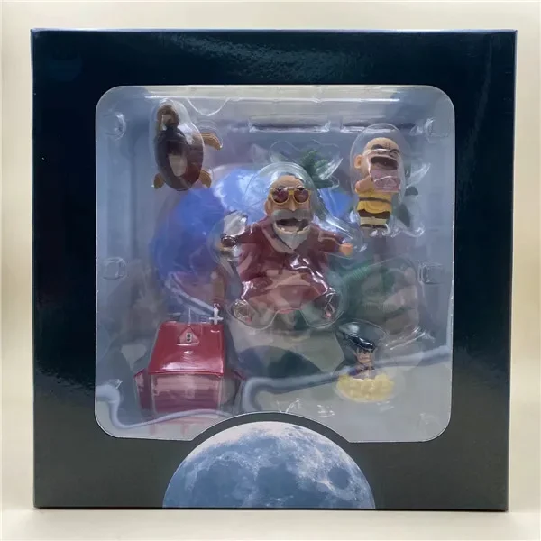 Фигурка аниме Dragon Ball Gk Master Roshi Krillin Childhood Son Goku Apprentice Scene Коллекция ПВХ Модель