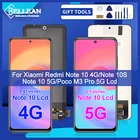4G Note 10S дисплей для Xiaomi Redmi Note 10 ЖК-дисплей с сенсорным экраном для Redmi Note 10 5G Lcd POCO M3 Pro M2103K19G сборка