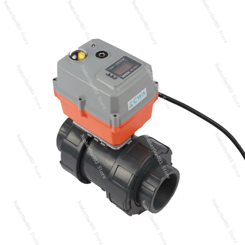 Двухсторонний умный модулирующий Пневматический шаровой клапан из НПВХ с