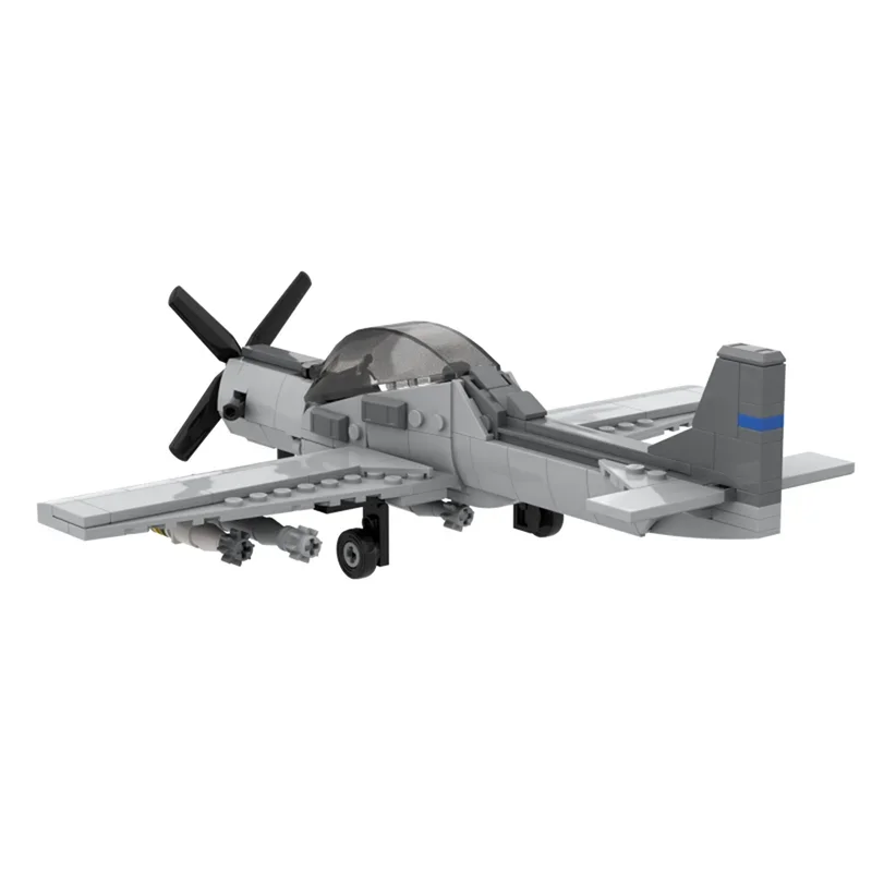 MOC Building Blocks A-29 Super Tucano Самолет 14+