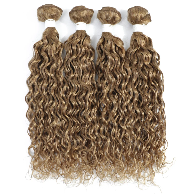 Волнистые человеческие волосы в пучках бразильские 100% 3/4 шт. не Реми для