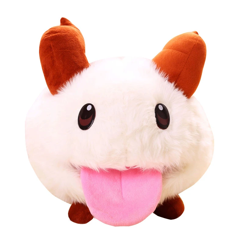 

Cute Game League of Legends PUAL LOL Limited Poro Plush Stuffed Toy Kawaii Doll White Mouse Cartoon Kid Gift Toy 25cm