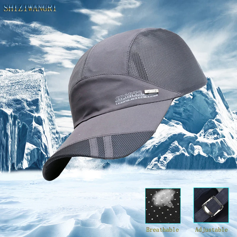 

Bike Caps Fishing Hat Summer Outdoor Sports Men'S Women Sunscreen Uv Protection Breathable Sunshade Waterproof Quick-Drying