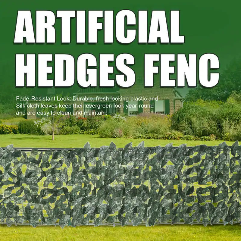 Искусственный плющ экран для конфиденциальности 0 5X3 м забор из искусственной