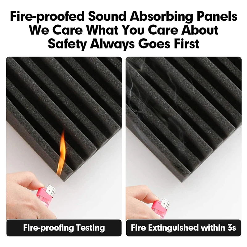 Акустическая пенопластовая доска акустическая плата высокой плотности 12