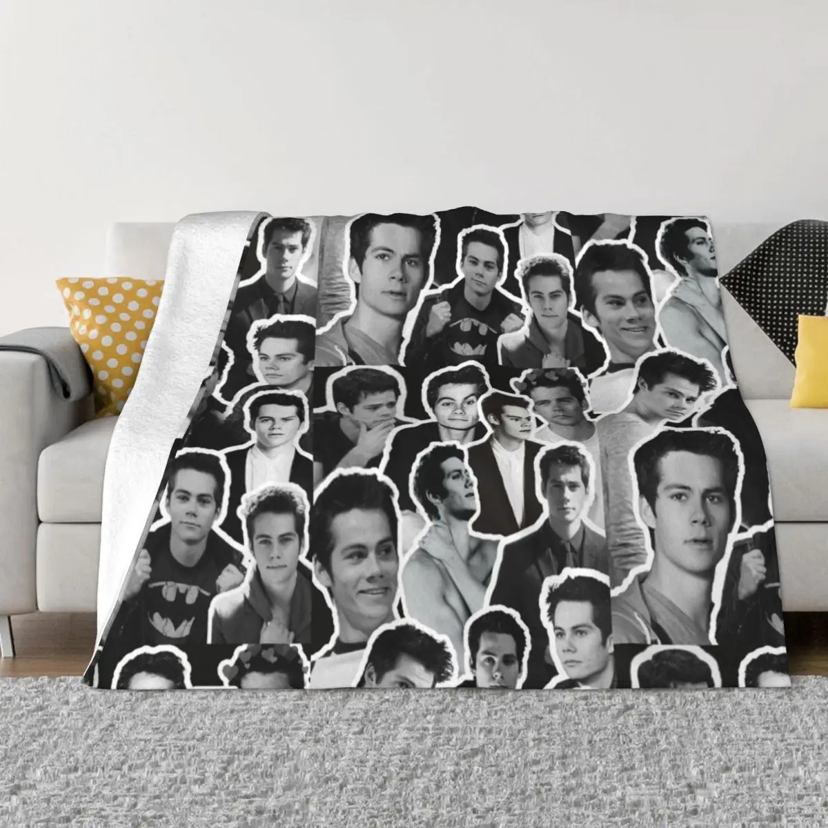 

Одеяло из кораллового флиса Dylan O'brien, бархатное пушистое одеяло, домашний диван, постельное белье для спальни, детский день рождения