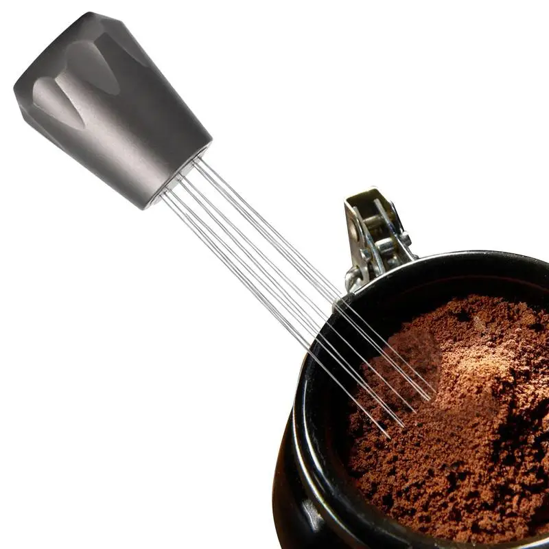 

Espresso Coffee Stirrer Tool Coffee Distribution Tool Needle Coffee Powder Stirrer Hand Tamper Distributor Kitchen Gadgets Tool