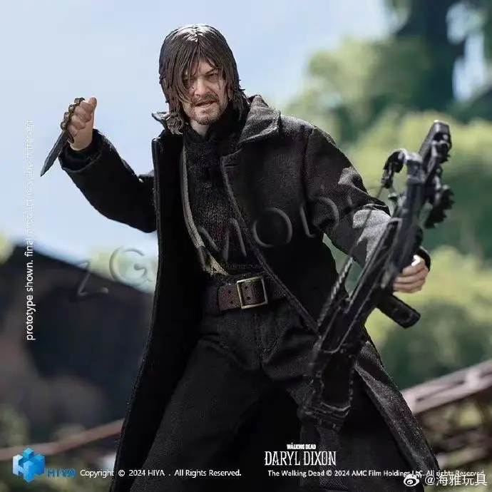 Фото В наличии: Фигурка HIYA Toys 1/12 The Walking Dead: Dead City Daryl Dixon, подвижная, с шарнирами. №2