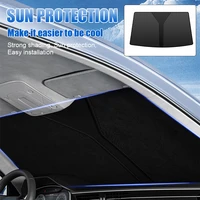 70140cm car windshield shade universal front windscreen sun shade sun protection double layer window cover collapsible for auto