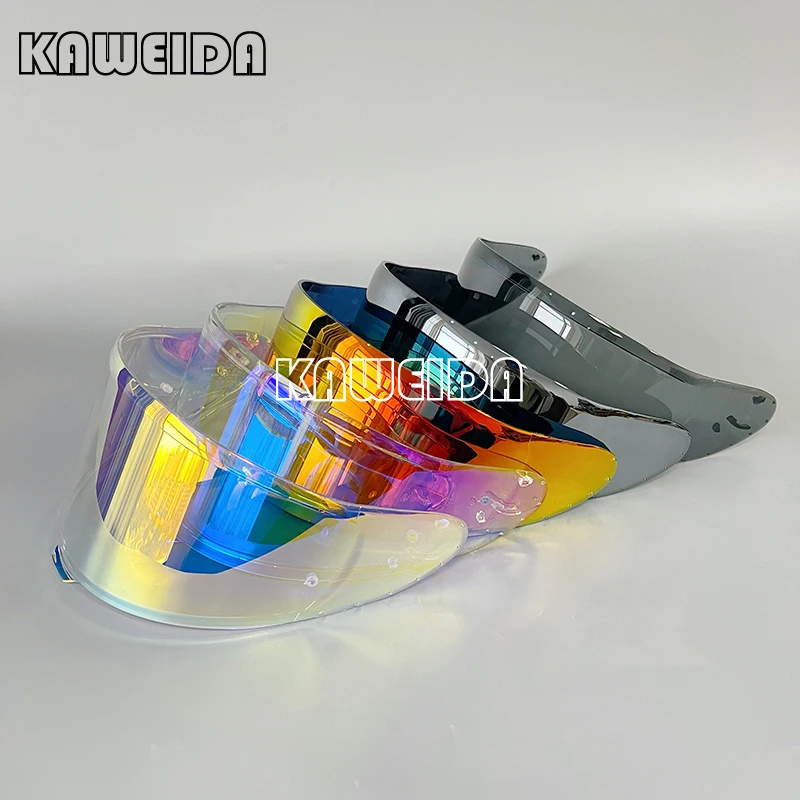 

Shoei Z8 NXR2 RF-1400 Helmet CWR-F2 Face Shield Dark Smoke Mirror Revo Red Revo Blue