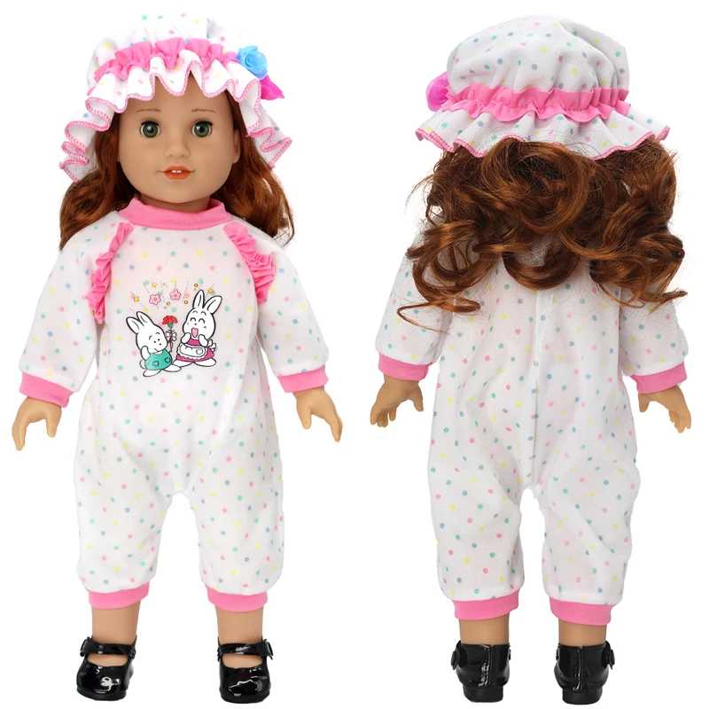 

Одежда для кукол подходит для 17-дюймовых кукол, комплект пижам и 18-дюймовая одежда для американских кукол