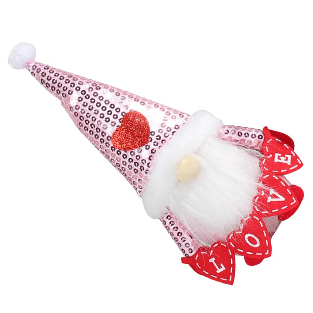 

Poochita Plush Valentines Day Decor Gnome Plushie Love Heart Desktop Accessories Dwarf Swedish Gift Valentine's