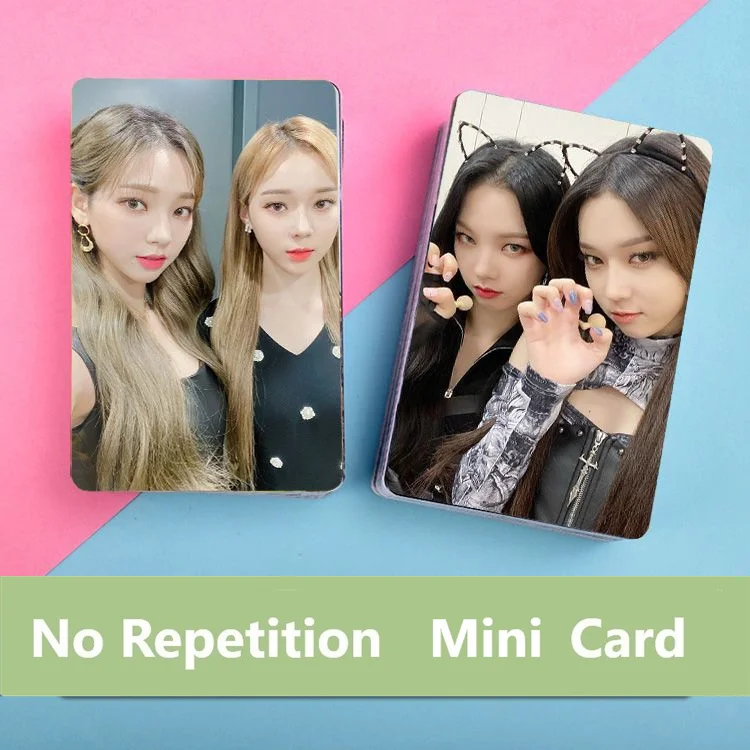 

No Repetition Karina Yu Jimin Winter Min-jung Kim Couple Mini Card Wallet Lomo Card With Photo Album Fans Gift