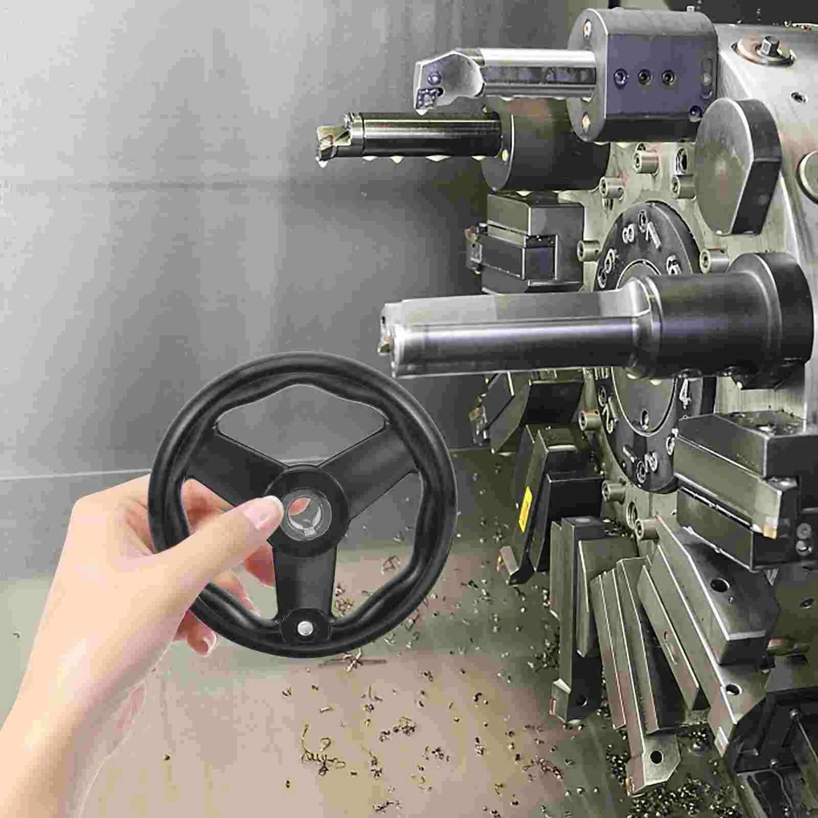 Фрезерный маховик с тремя спицами токарный станок вращающийся бакелитовый