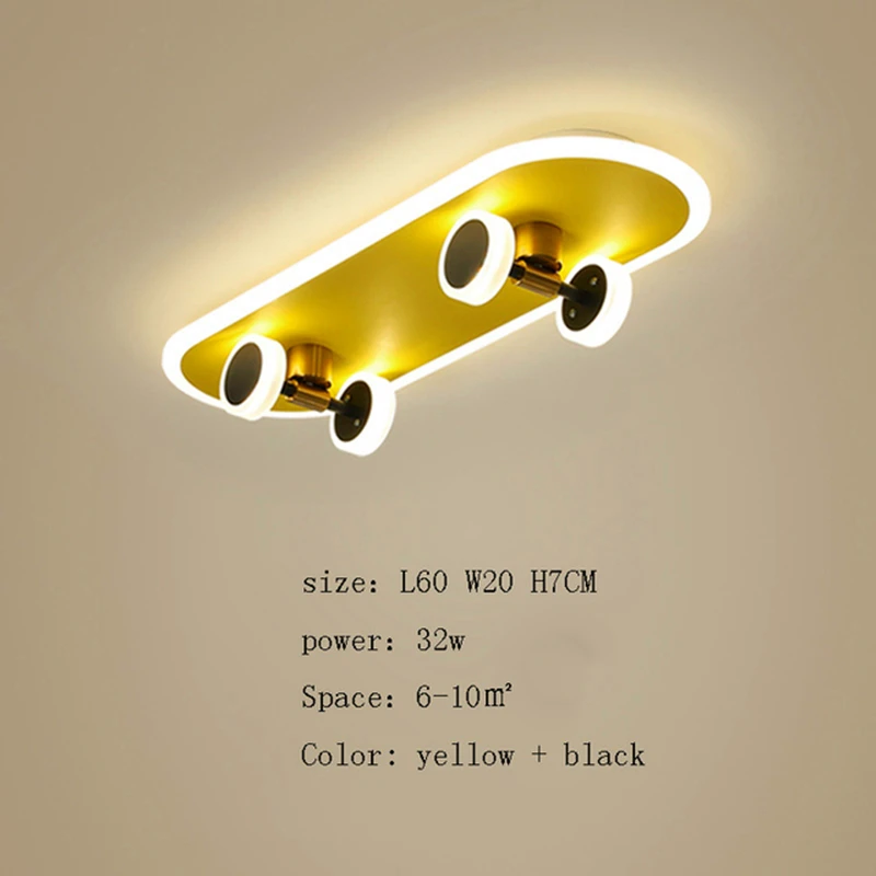Декоративный светодиодный потолочный светильник в виде скутера кухонные