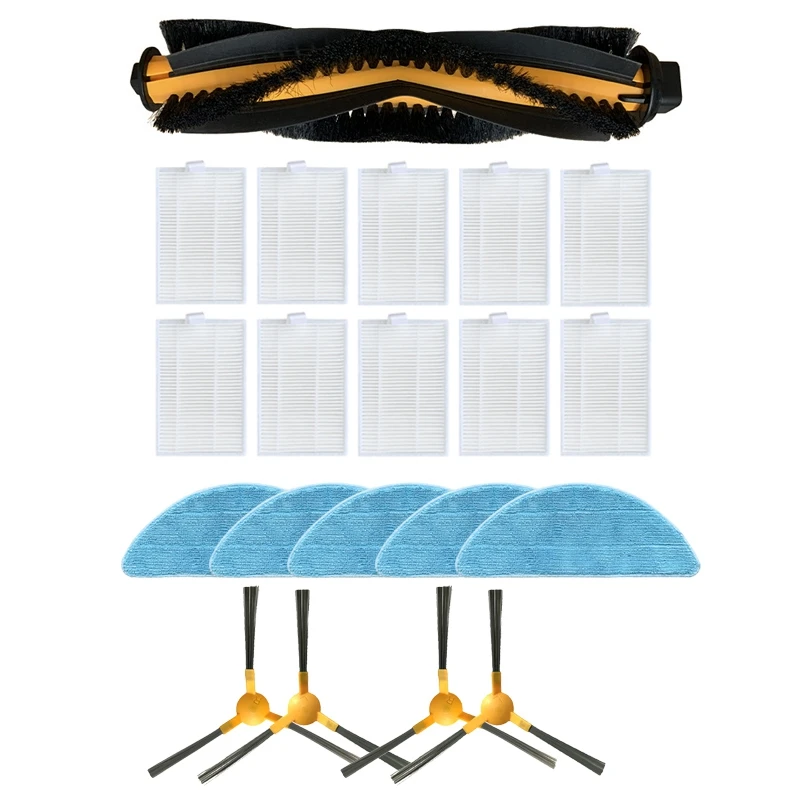 

Main Brush HEPA Filter Side Brush For MOOSOO RT30 RT40 RT50 R3 R4 Robot Accessory Set Vacuum Cleaners Parts Accessories