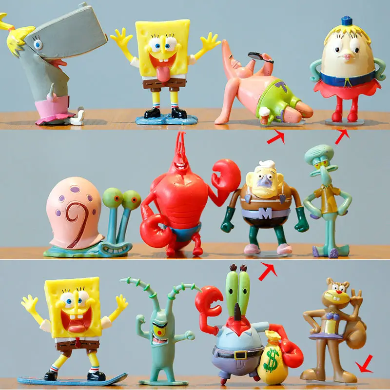 

Фигурки героев аниме «губчатый Бобс», краб, босс, Патрик, звезда, Аниме фигурки, песчаные куклы, игрушки, аквариум, украшения для дома и автом...