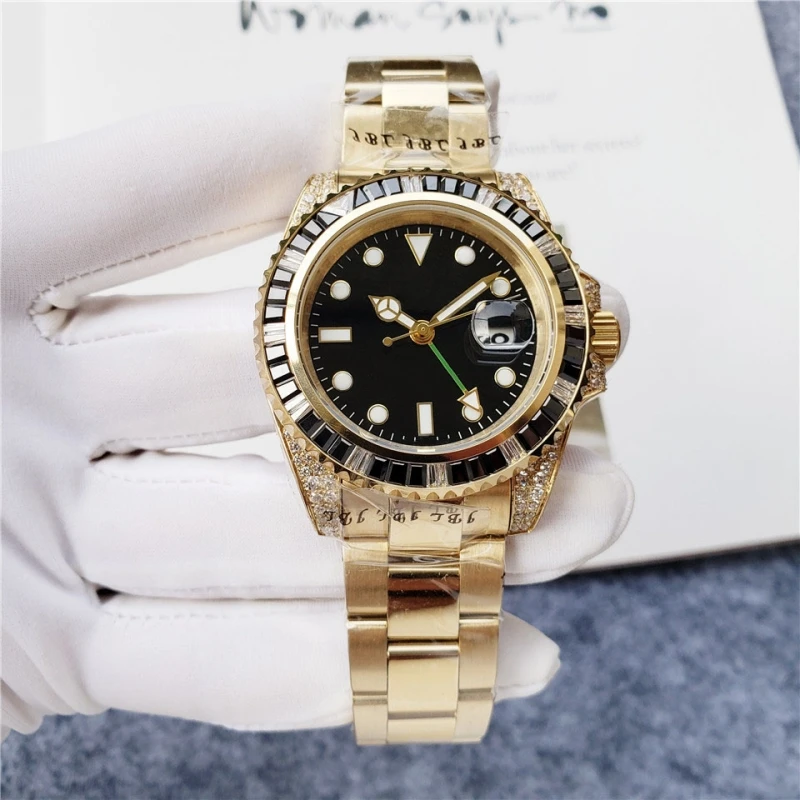 

Мужские часы 904L автоматические механические часы из нержавеющей стали 40 мм