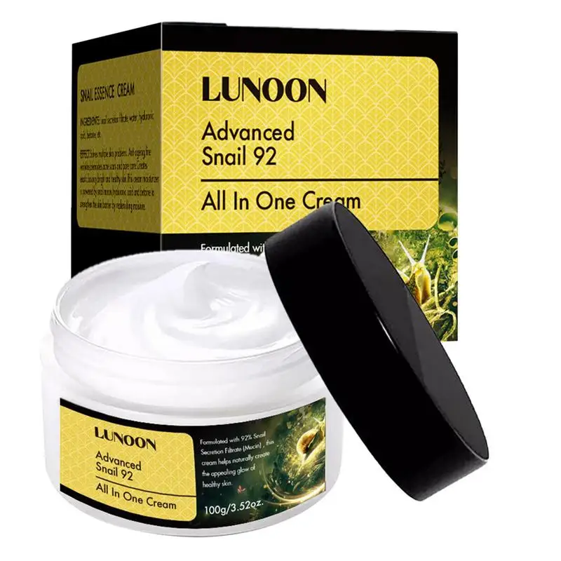 

30/100g Advanced Snail Essence Face Cream Luxury Care Firming Face Cream Intensive Moisturize Skin Tender And Shine Face Cream