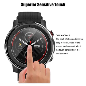 Tempered Glass for Smart Watch Smartwatch Screen Protector Film Diameter 38MM 37MM 36MM 35MM 33MM 39MM 40MM 42MM 44MM 30MM-46MM