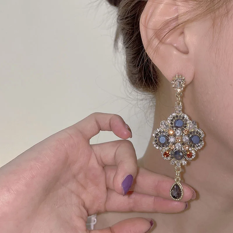 

Baroque Earrings Diamond Dangler Jewelry