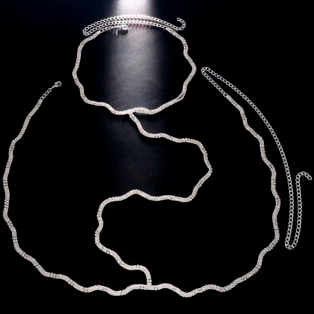 Эротическая волна искусственная нагрудная цепочка роскошные ювелирные изделия