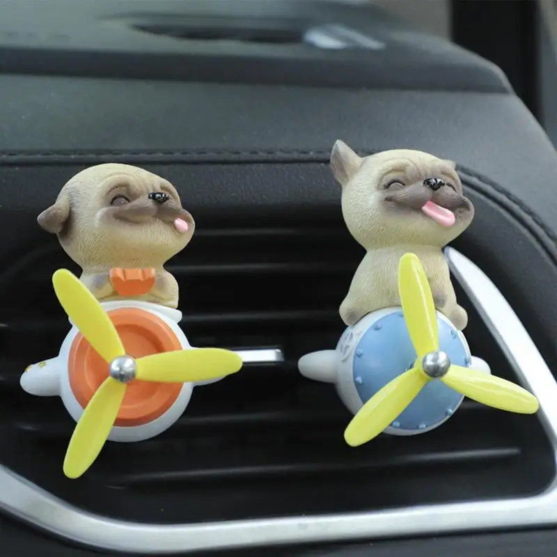 

Car Air Freshener Husky Dog Car Air Outlet Diffuser Rotating Vent Propeller Console Ornament Auto Interior Decor Car Accessories