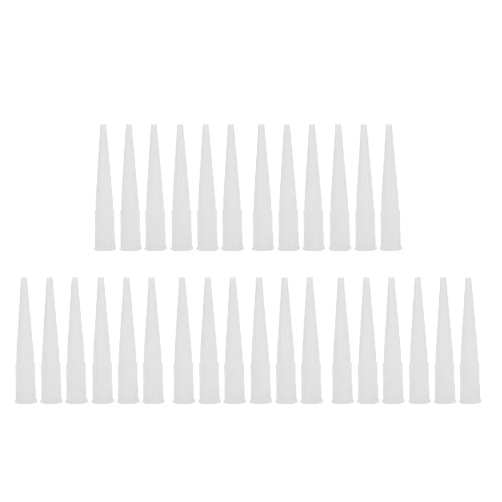 

30pcs Caulk Nozzles Plastic Glass Glue Nozzles Sealant Silicone Caulking Tips 30pcs 30pcs
