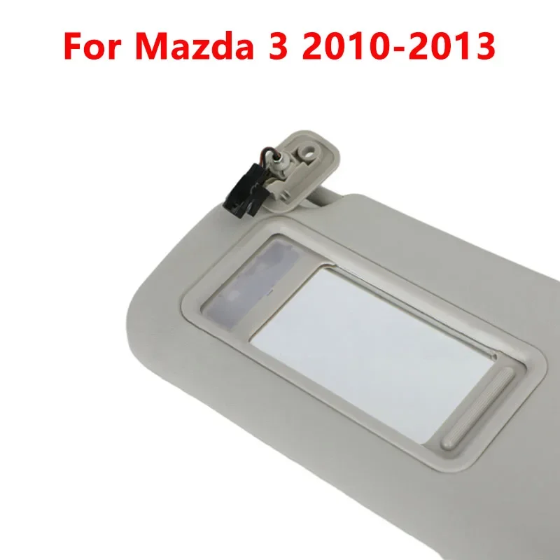 Фото Для Mazda 3 2010 2011 2012 2013, автомобильный левый и правый солнцезащитный козырек с подсветкой BBM2 69 320C 75 BBM3 69 320C 75 №2