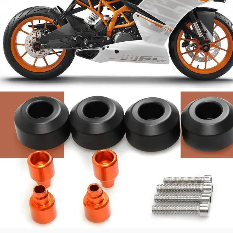 

2023New Motorcycle Front Rear Fork Wheel Frame Slider Crash Protector Anti-collision Glue Block Modified Parts Dropshipping