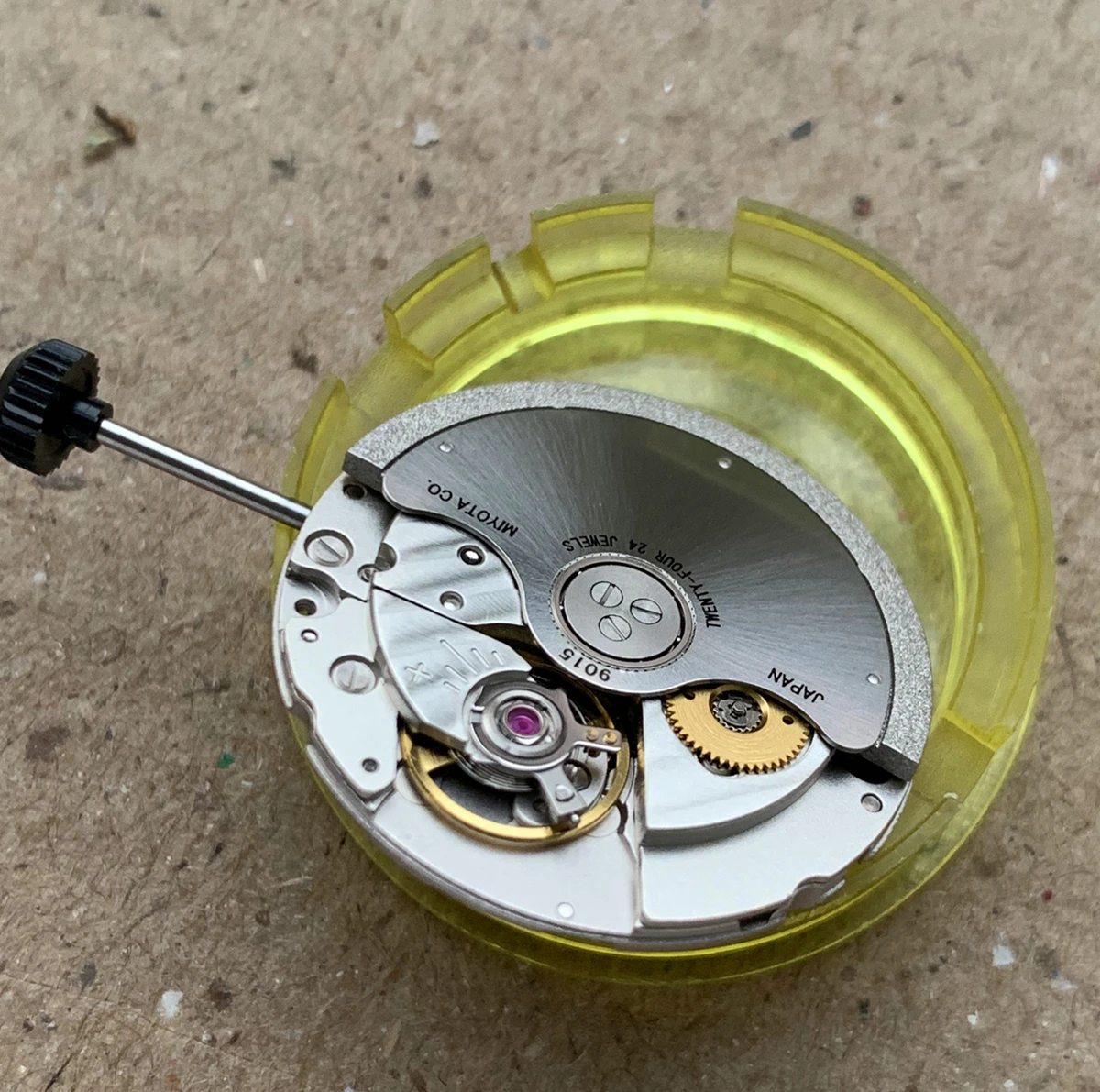 Japan Original Miyota 9015 Mechanical Movement Ultra Thin 24 Jewels Automatic Self-winding Watchmaker Replacement Mechanism