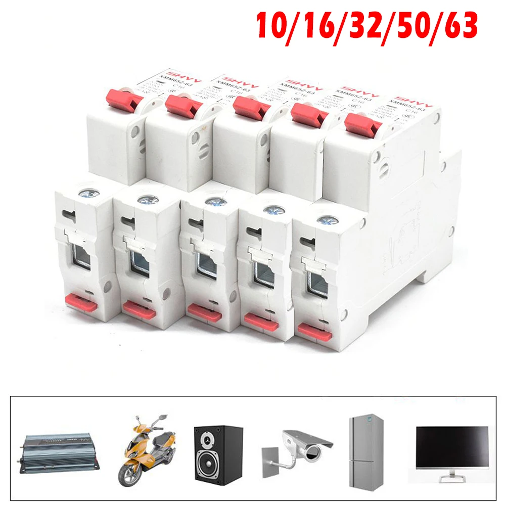 

Durable Circuit Breaker DC Photovoltaik MCB 10A/16A/32A/50A/63A 2P 71.5*36*78.5mm Accessories High Quality IP20
