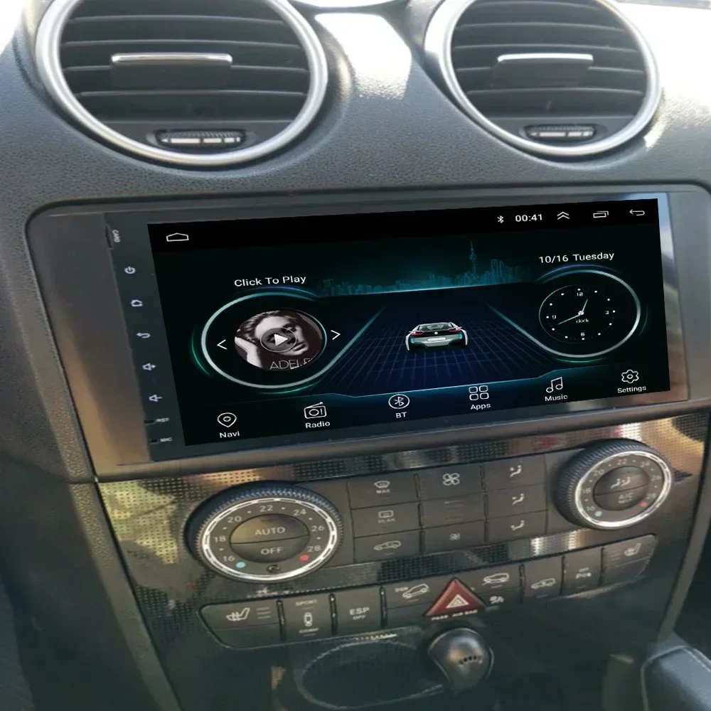 Android 13 для Mercedes Benz ML 320/ML 350/W164 (2005-2012) GL автомобильный радиоплеер мультимедийный