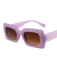 hip hop ins popular fashion small rectangle sunglasses women retro leopard shades uv400 men trending square sun glasses