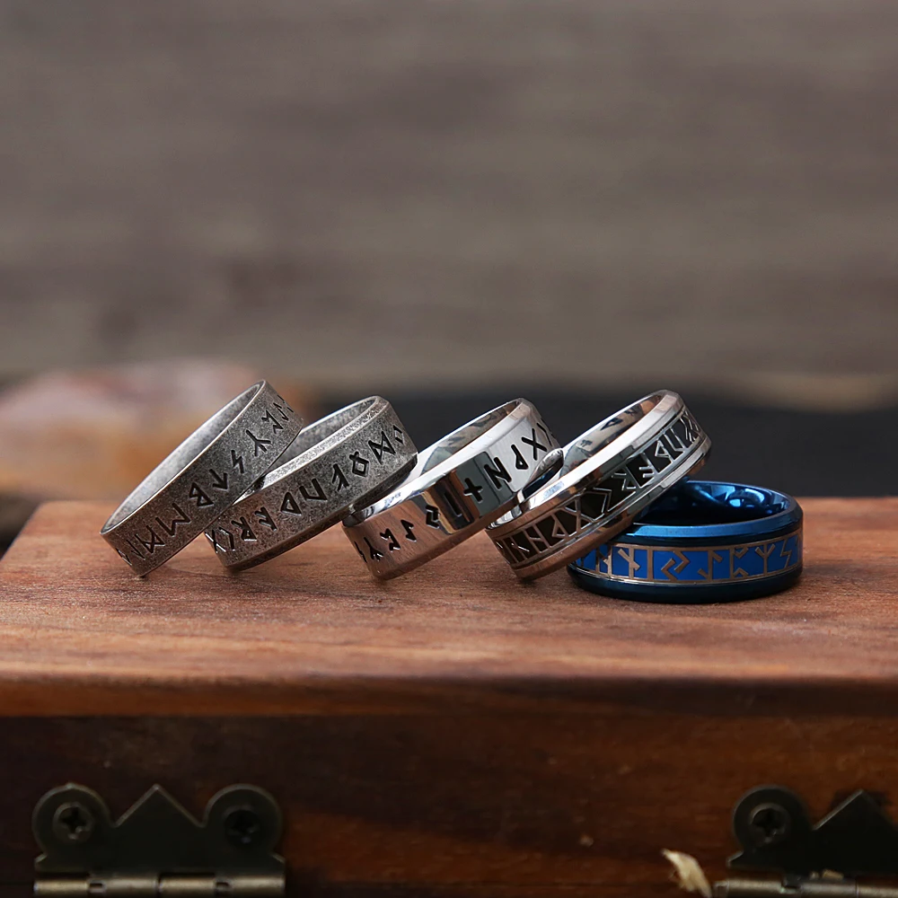 Кольцо в стиле ретро унисекс из нержавеющей стали 316L | Украшения и аксессуары